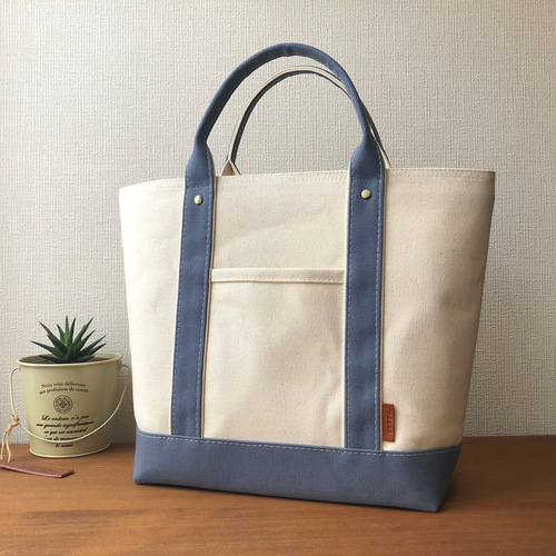 8号帆布トートバッグ オーダーsample【L-1】 トートバッグ ちゃこっと