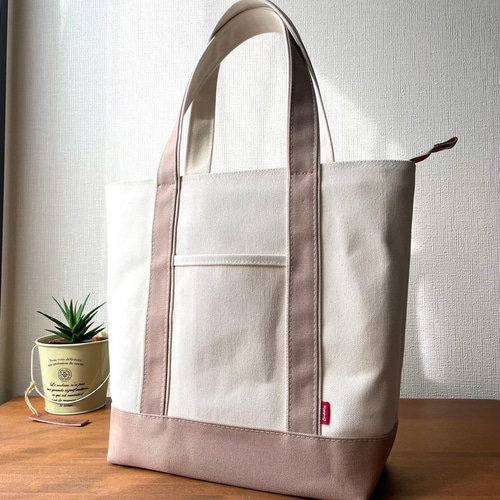 【T】帆布トートバッグLサイズ order作品　✖3 8号帆布トートバッグ オーダーsample【L-1】 トートバッグ ちゃこっと