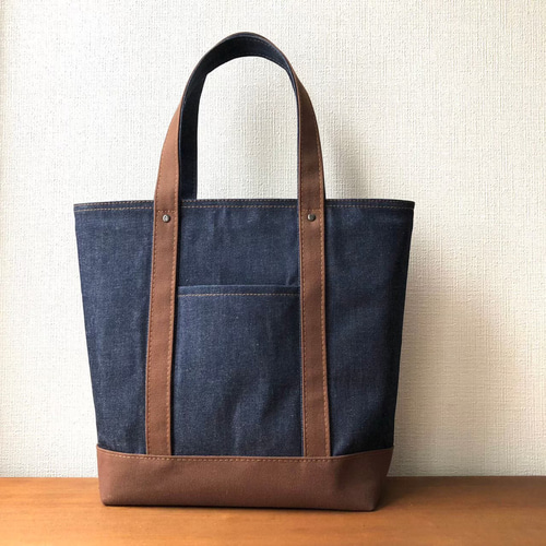 8号帆布トートバッグ オーダーsample【L-1】 トートバッグ ちゃこっと