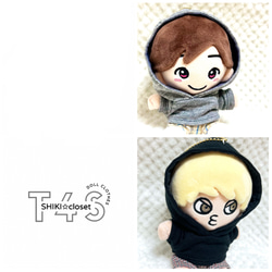 ちびぬい　フードジャンパー　他 ミニ洋服 20cm 着せ替えぬいぐる服 フード付きパーカー | Oursuki