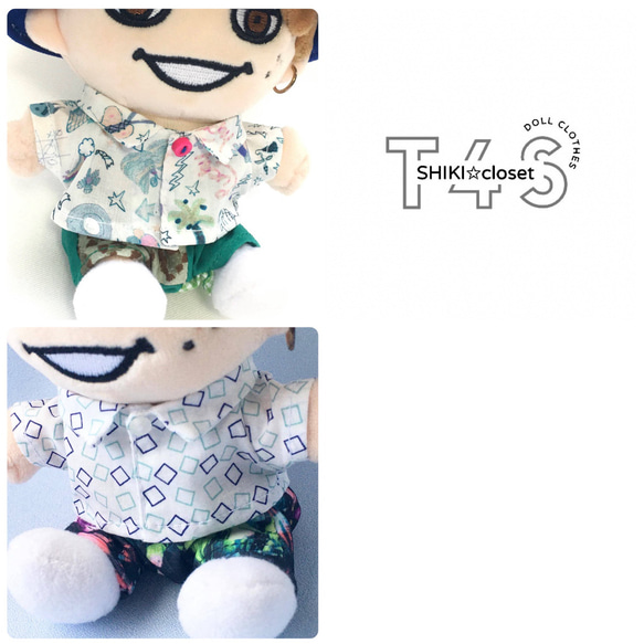 ∞ちびぬい］シャツ／総柄 各種 ぬいぐるみ SHIKI☆closet 通販