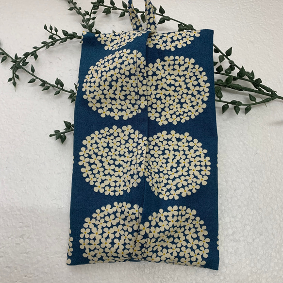 エコティッシュカバー☆マスクストッカー♪北欧風大きなサークルフラワー♪10カラー 14枚目の画像