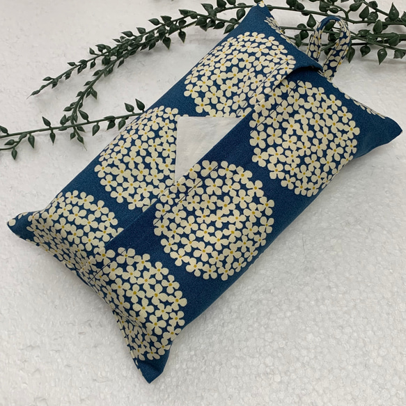 エコティッシュカバー☆マスクストッカー♪北欧風大きなサークルフラワー♪10カラー 9枚目の画像