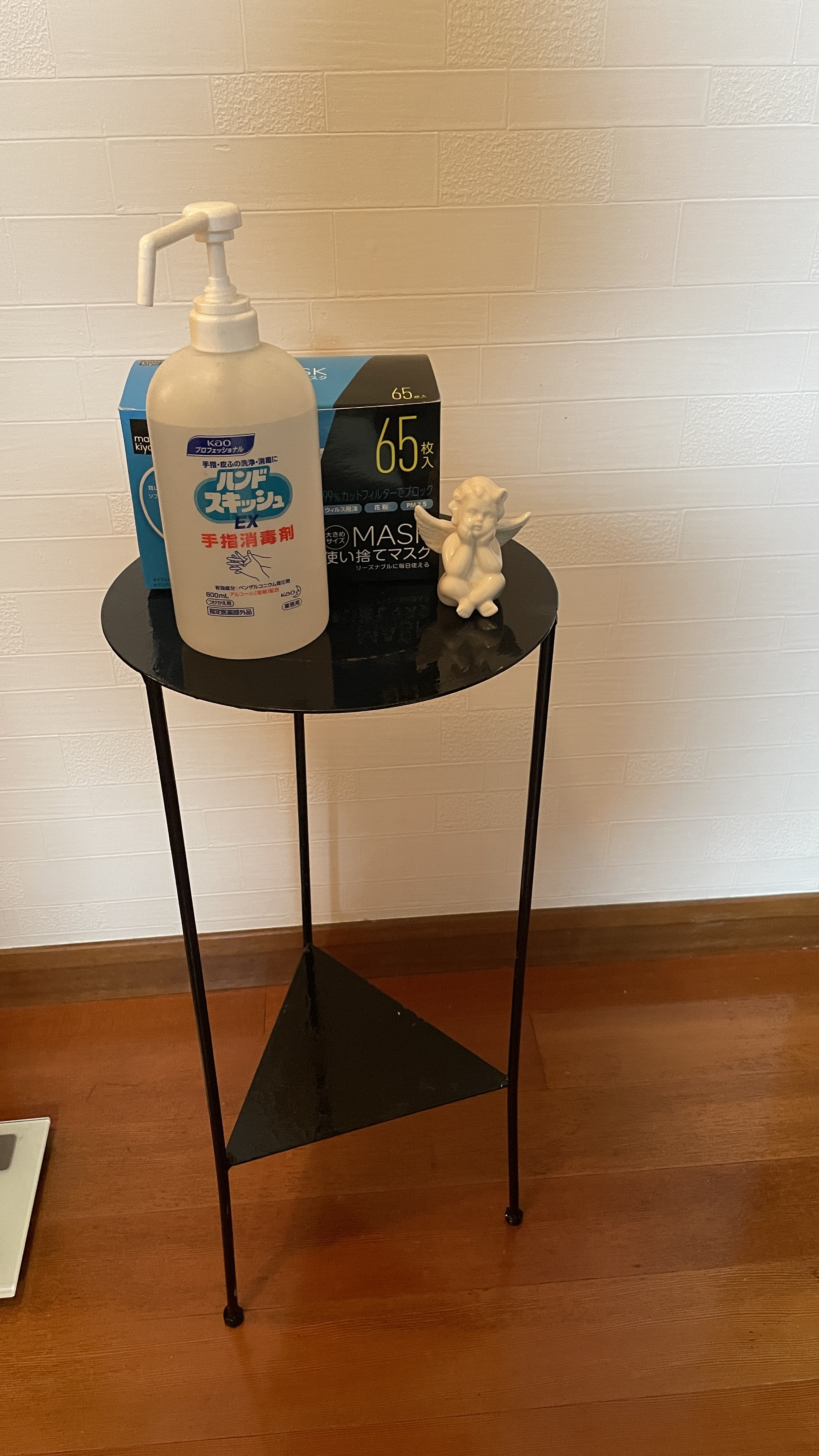 見本　アイアンサイドテーブル/フラワースタンド／受付スタンド