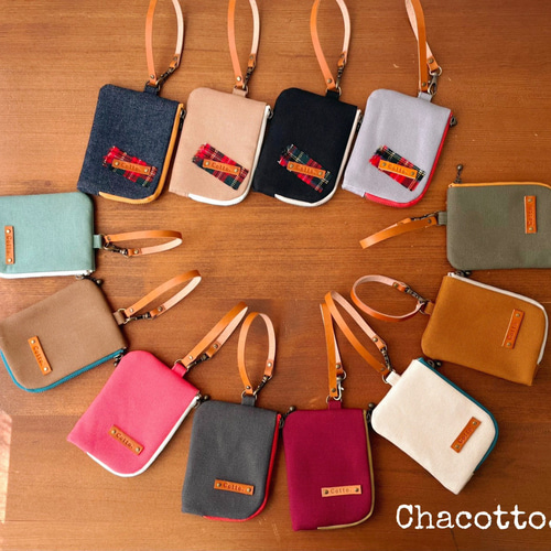 ぶら下げ便利ポーチ♪ パスケース 財布【カラー選択あり】 小銭入れ