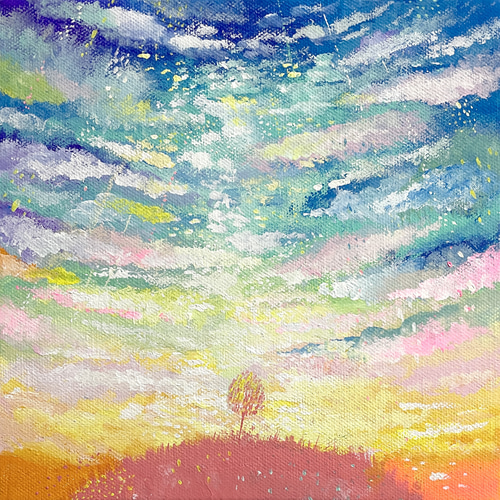 天国みたい「絵画」A4サイズ原画