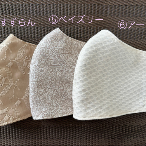オーダー専用　ハンドメイド　マスク サイズオーダー専用】 しみ取りレーザー後用マスク 布マスク tomosan