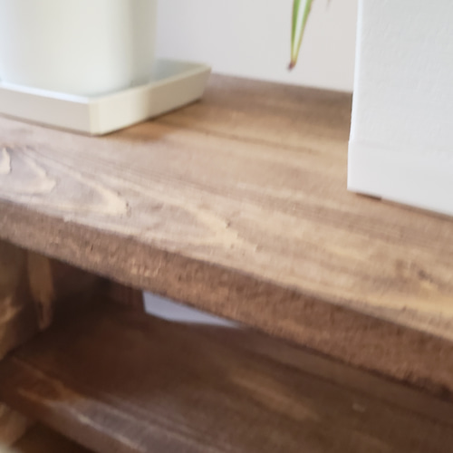 スタイリッシュな/古材風/プランタースタンド/フラワースタンド/ウォルナット 古材風/おしゃれな木製/プランタースタンド/フラワースタンド