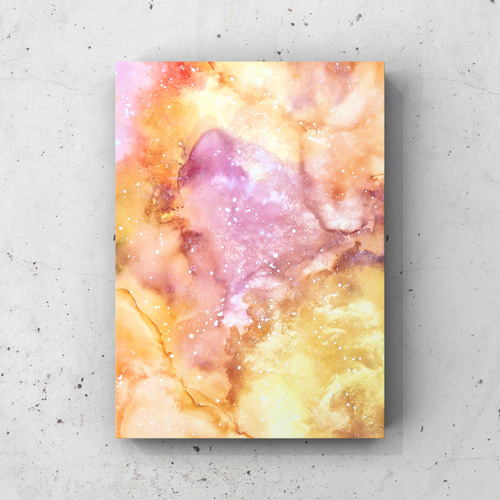 アルコールインクアート 原画 ② ベールインクアート 原画② A4サイズ アルコールインクアート