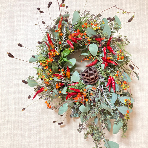 ツルウメモドキのリース E | tocolier ツルウメモドキリースD