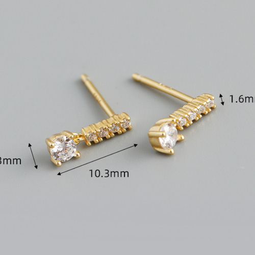 ［本物・新品未使用］SV925 揺れるダイヤ しずく CZダイヤ ネックレス