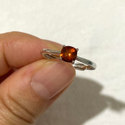 11月誕生石　マディラシトリン　黄水晶　ロジウムコーティングシルバー925 フリーサイズリング　調整可能　指輪　宝石質 12枚目の画像