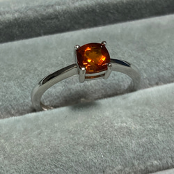 11月誕生石　マディラシトリン　黄水晶　ロジウムコーティングシルバー925 フリーサイズリング　調整可能　指輪　宝石質 11枚目の画像