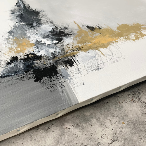 現代アート 73×60.5㎝ F20 大きめ モダン 絵画 原画 抽象画 絵画