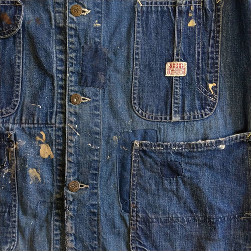 パッチワークリペア ビンテージ DRUMMAJOR デニム カバーオール