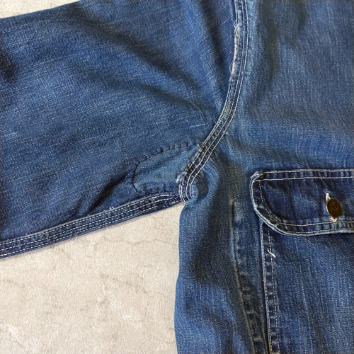 ビンテージ デニム カバーオール パッチワークリペア パッチワークリペア ビンテージ sears デニム カバーオール