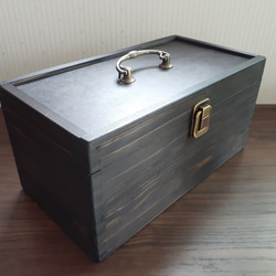 ソーイングボックス・大・黒 「2025.9.27」持ち手金具変更 その他