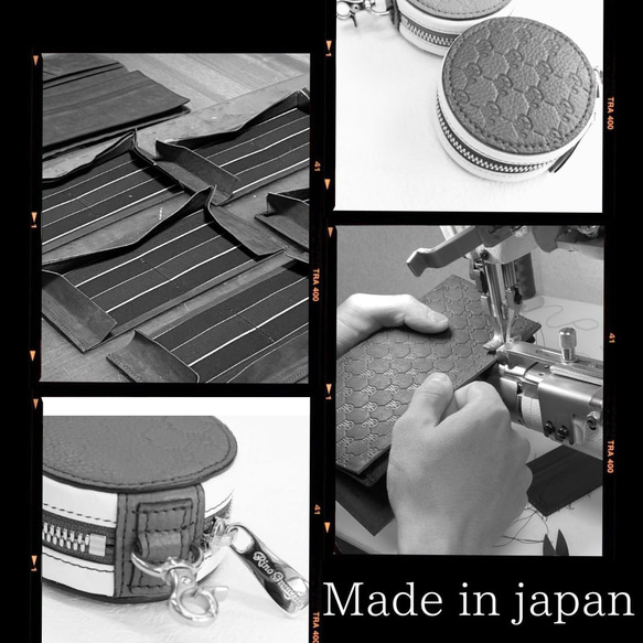 【アウトレット】 日本製 本革 母の日 ミニウォレット ミニ財布 スマート　キーケース 9枚目の画像