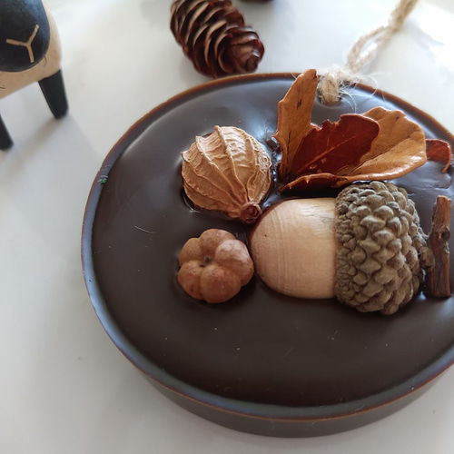 森の木の実チョコケーキのサシェ キャンドル・キャンドルホルダー