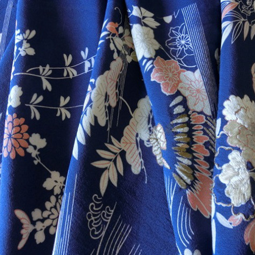 観世水紋と束ね刺繍紋紗名古屋帯 60,000円(税込)帯23-05-76ご