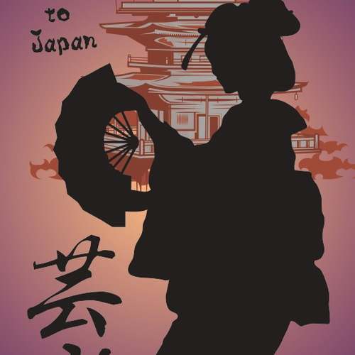芸者 舞妓さん 日本 ジャパン お土産 プレゼント ミニチュア サイン