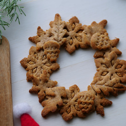【お買い得】クリスマスリースセット（型4点セット）クッキー型・クッキーカッター 4枚目の画像