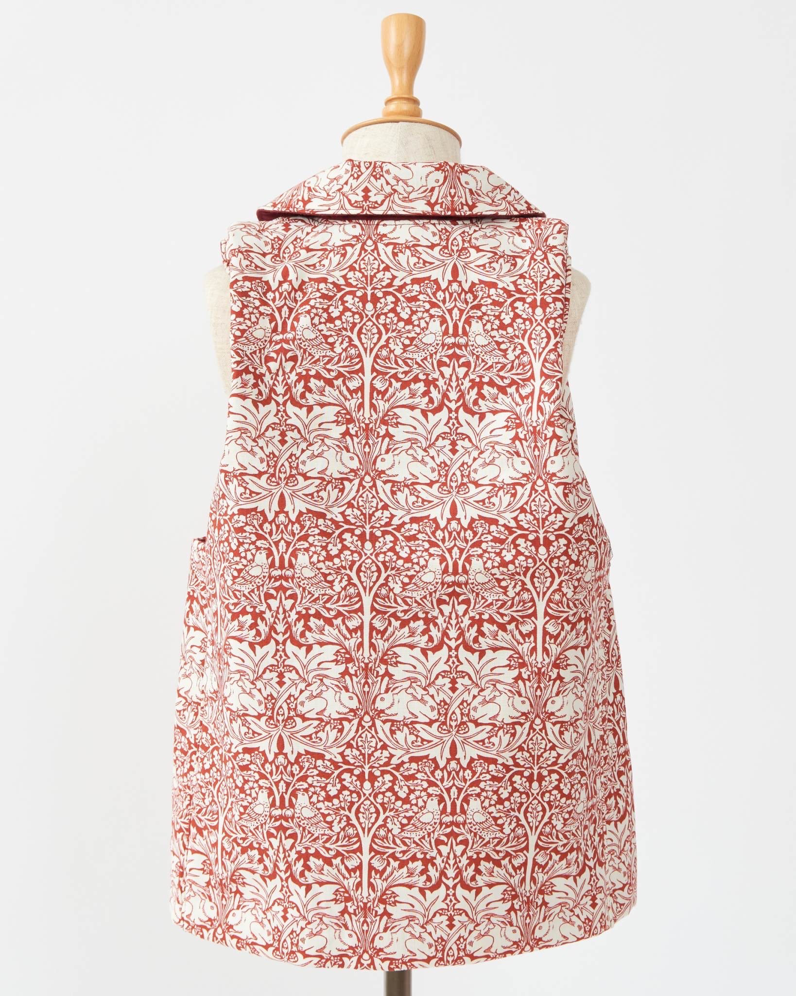 ウィリアムモリス　被布　赤