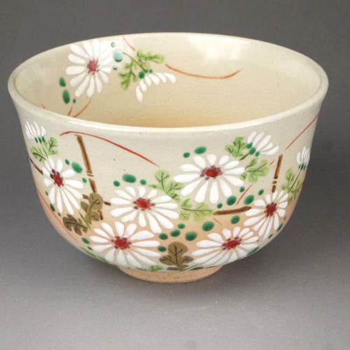 ◇商品番号 9505 抹茶茶碗 菊まがき 亨 茶碗・めし碗 松韻堂 通販