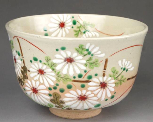 ◇商品番号 9505 抹茶茶碗 菊まがき 亨 茶碗・めし碗 松韻堂 通販