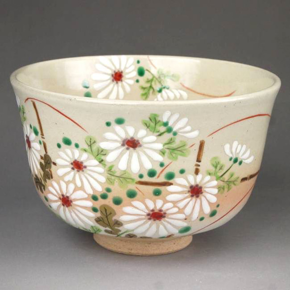 抹茶茶碗 ◇商品番号 9505 抹茶茶碗 菊まがき 亨 茶碗・めし碗 松韻堂 通販