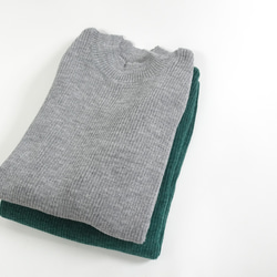 &lt;秋冬內袋福袋&gt; 超值優惠2件 日本製瓶頸羅紋針織套頭衫 第3張的照片