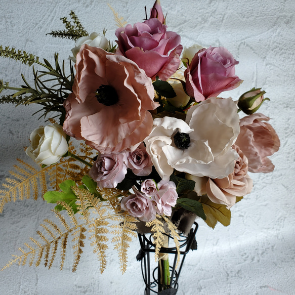 ニュアンスカラーの花束『Creema限定』～約40cm～ 12枚目の画像