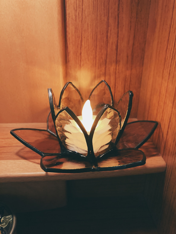 「lotus」／ミニランプ　※簡易ライト付き 3枚目の画像