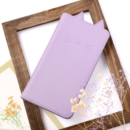 くすみカラー スマホカバー 猫 手帳型スマホケース 全機種対応 くすみカラー スマホカバー 猫 手帳型スマホケース 全機種対応