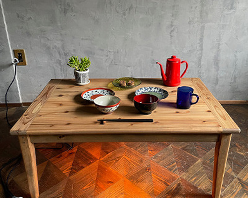 Wild&Free長方形こたつ】90×60/90×70cm 年中使える ローテーブル 無垢