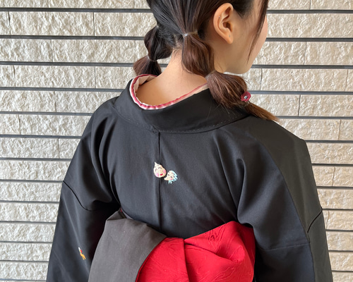 在庫SALE>着物4点セット<袷着物+リバーシブル半幅帯+半襟+帯 在庫SALE>着物4点セット<袷着物+リバーシブル半幅帯+半襟+帯