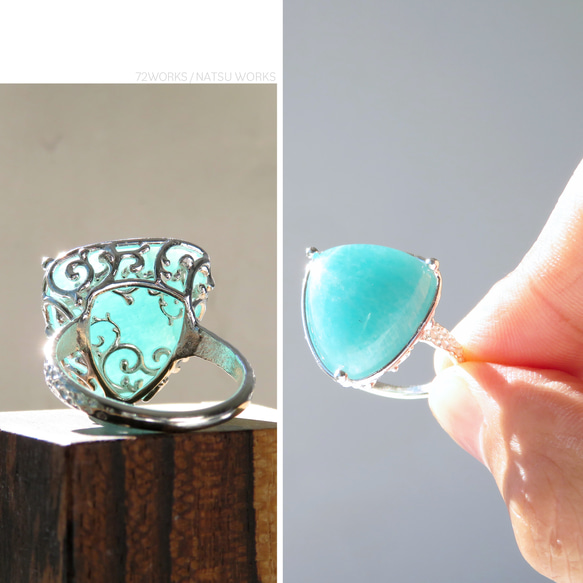 アマゾナイトリング / Amazonite Ring 3枚目の画像