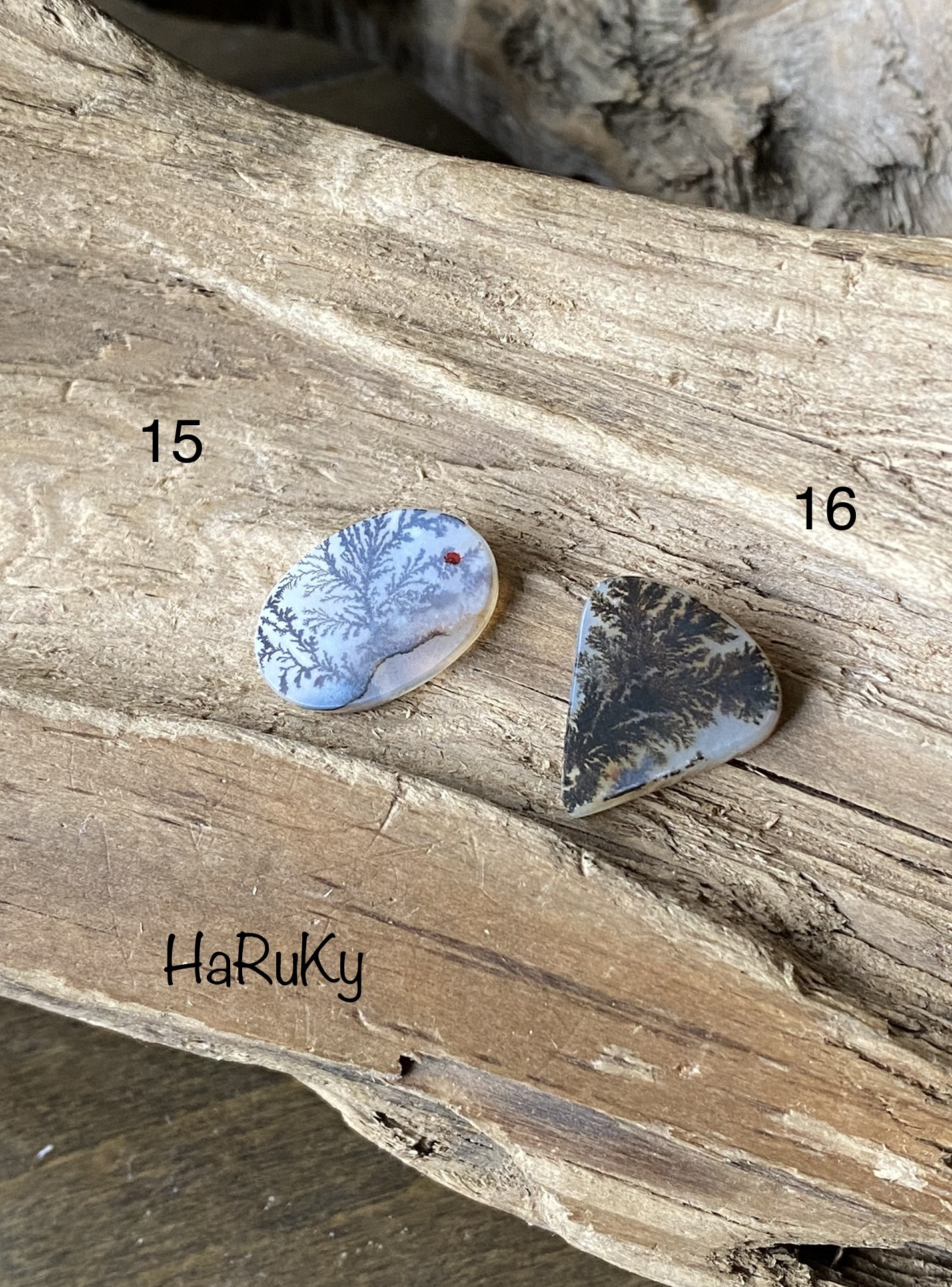 ハイグレード♢シーニック デンドリティックアゲート/デンドライトアゲート ルース 15か16選択 天然石