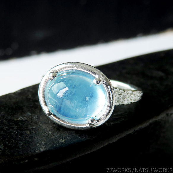 アクアマリン リング / Aquamarine Ring 。 4枚目の画像