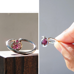 ピンクトルマリン リング / Pink Tourmaline Ring ʊ 3枚目の画像