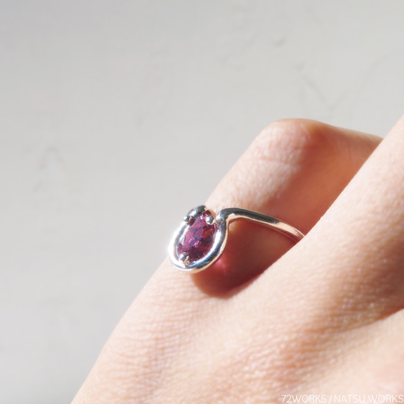 ピンクトルマリン リング / Pink Tourmaline Ring ʊ 5枚目の画像