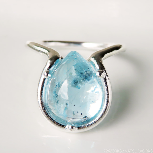 ブルートパーズ リング / Blue Topaz Ring ʊ 2枚目の画像