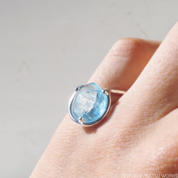 ブルートパーズ リング / Blue Topaz Ring ʊ 5枚目の画像