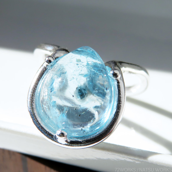 ブルートパーズ リング / Blue Topaz Ring ʊ 4枚目の画像