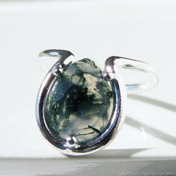 モス アゲート リング / Moss Agate Ring ʊ 4枚目の画像