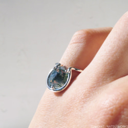 モス アゲート リング / Moss Agate Ring ʊ 5枚目の画像