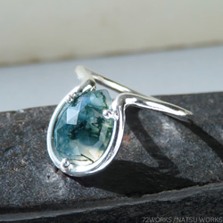 モス アゲート リング / Moss Agate Ring ʊ 1枚目の画像