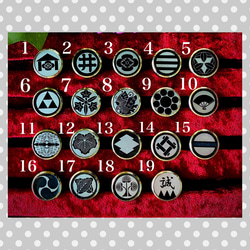 新選組家紋ピンバッジ 2枚目の画像