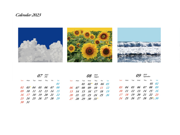 Calendar 2023 4枚目の画像