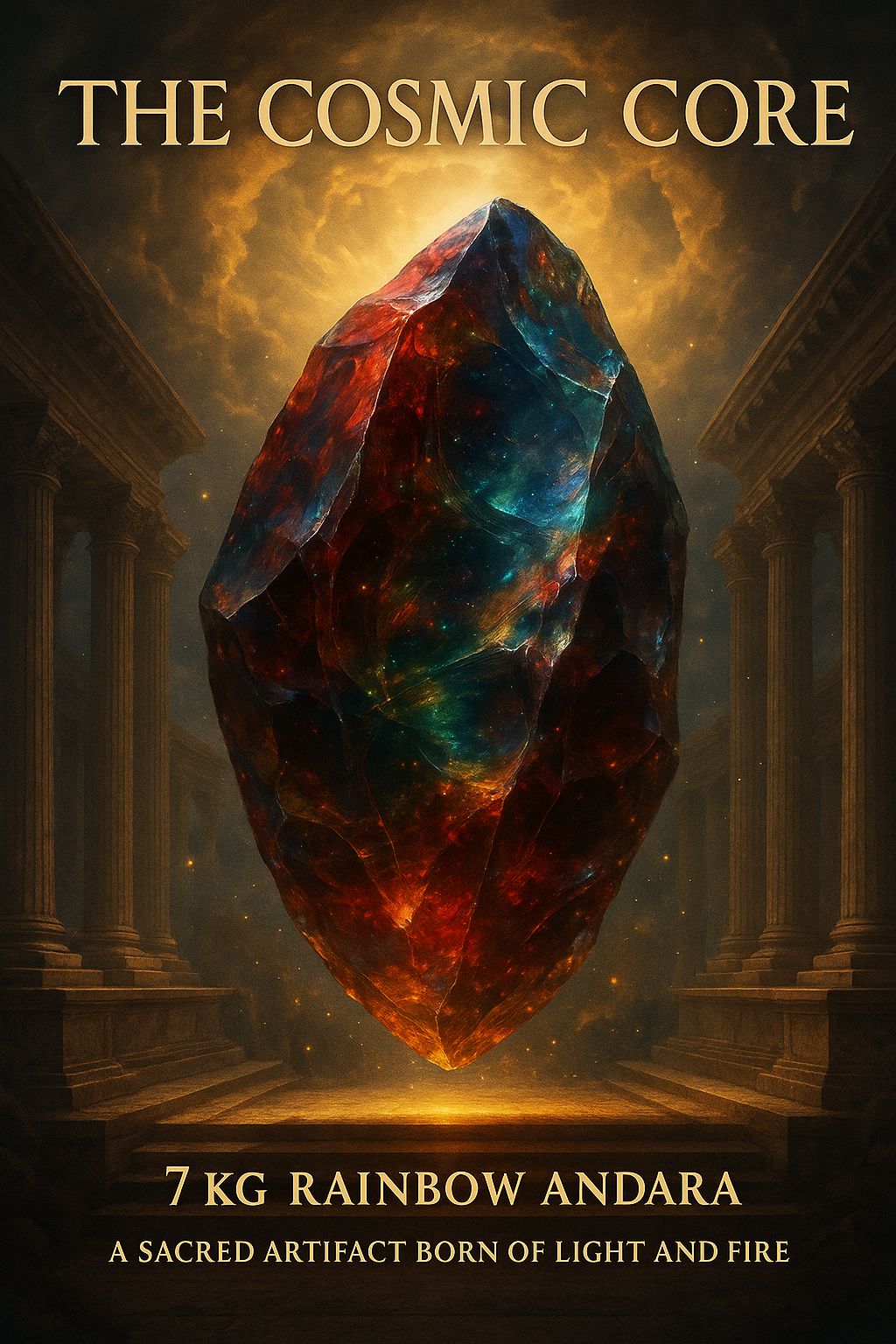 ２０２６BIGセール 巨大アンダラクリスタル原石「ミラクルフルーツのKING♕約７ｋｇ」発掘✨